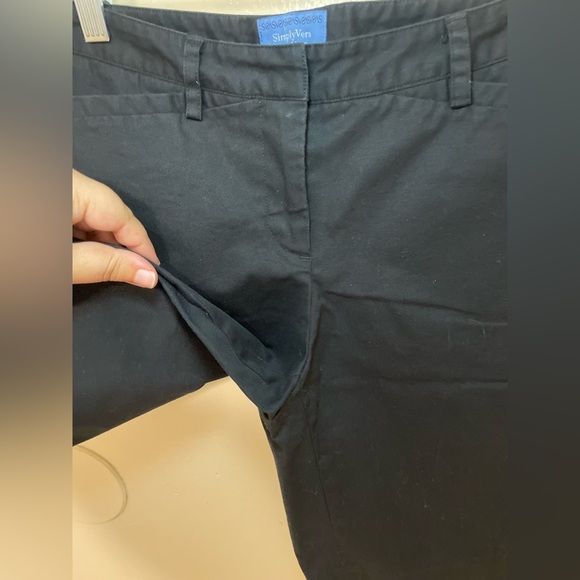 ✨SimplyVera Vera Wang Black Shorts Size 4 - Picture 6 of 10